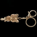 Rhinestone Crystal Keyring Charm Pendant Purse Bag Key Ring Chain Keychain