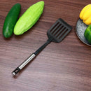 Nonstick Stainless Steel Handle Slotted Turner Pot Shovel Cook Kitchen Tool