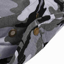 Outdoor Fishing Camping Hiking Sun Cap Round Rim Brim Men Women Hat Grey Wh