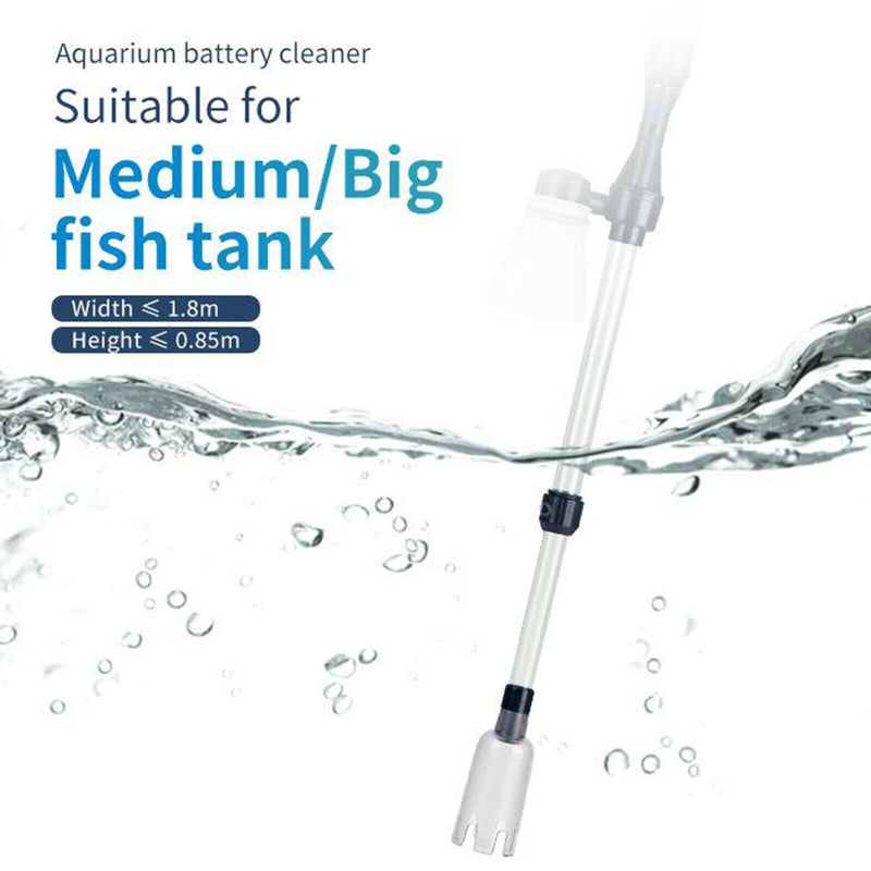 Fishing Tank Cleaning Vacuum Gravel Siphon Cleaner Water Change Electric AU