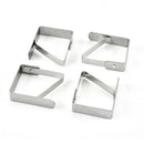 20pcs Stainless Steel Table Cloth Clips Tablecloth Holder Clamp For Party  gweg