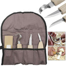Wood Carving Chisel Tools 5pcs Set Steel Woodworking Whittling Cutter Tool