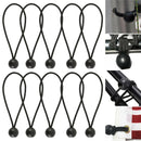 10pcs Elastic Tarpaulin Bungee Balls Cord Canopy Tarp Tie Down Loop Cords #