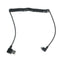 90 Degree 1.2m 4Ft USB2.0 Male to Micro USB Spring Charging Data Cable Wire