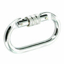 Carbon Steel Climbing Carabiner Screw Lock Hiking Rope . Clip Hook I2V6 E5M7