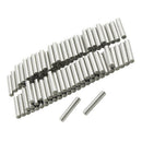 100 Pcs Stainless Steel 2.5mm x 16mm Dowel Pins Fasten Elements Y5M2