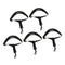 5Pieces Adjustable Saxophone Neck Strap For Sax Accessories Parts Black