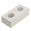100X Cardboard Coin Holders Flips Mylar Coin Collection Supply 29/33mm White
