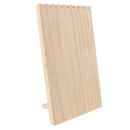 Unfinished Wood Jewelry Necklace Pendant Display Stand Holder Rack 9 Hooks fC7O8