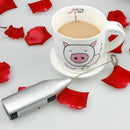 Coffee Latte Milk Frother Chocolate Frothy Cappuccino Y4C5 Blend w Whisker Q8K0