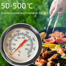 Stainless Steel Barbecue BBQ Smoker Grill Thermometer Temperature Gauge TooS Hn
