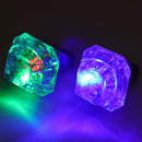 1Pc LED Flashing Light Up Glowing Finger Ring Toys Christmas New Year Party T,X
