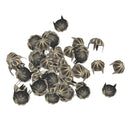 50pcs 9mm Nailheads DIY Metal Punk Spikes Spot Pumpkin Stud DIY Craft Bronze
