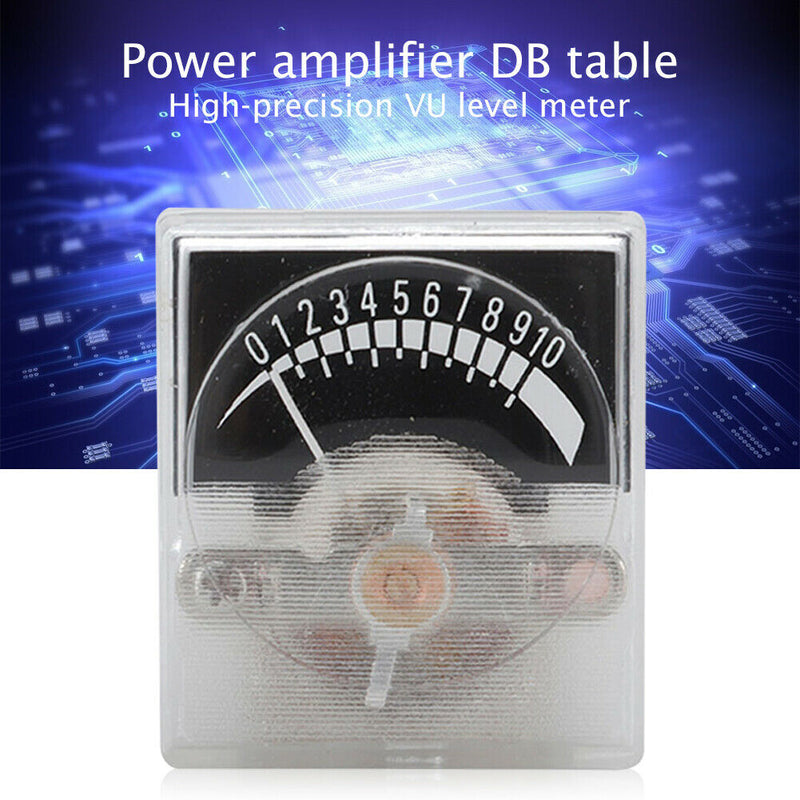 Pointer Panel Preamplifier VU Meter Audio Level Power Amplifier DB Meter