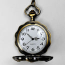 Retro Palace Wind Large Lotus Leaf White Pocket Watch Supply Fashion Antiqu T3Y3