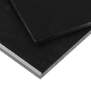 2pcs ABS Styrene Plastic Flat Sheet Plate Craft 5mm x 200mm x 250mm, Black