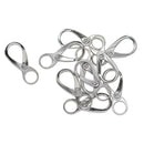 10 Carabiners Spring Clasps Keychain Key Rings DIY Key Clasps for Bags Craft