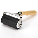 Hard Rubber Roller Wooden Handle Printing Ink Brayer Artists Art Tool (M) A