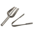 5 x 5oz Sweet Scoops & 5 x 5" Ice Tongs Wedding Candy Buffet Bar Stainless