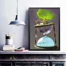 5D DIY Full Drill Diamond Painting Novelty Sandglass Cross Stitch Embroider