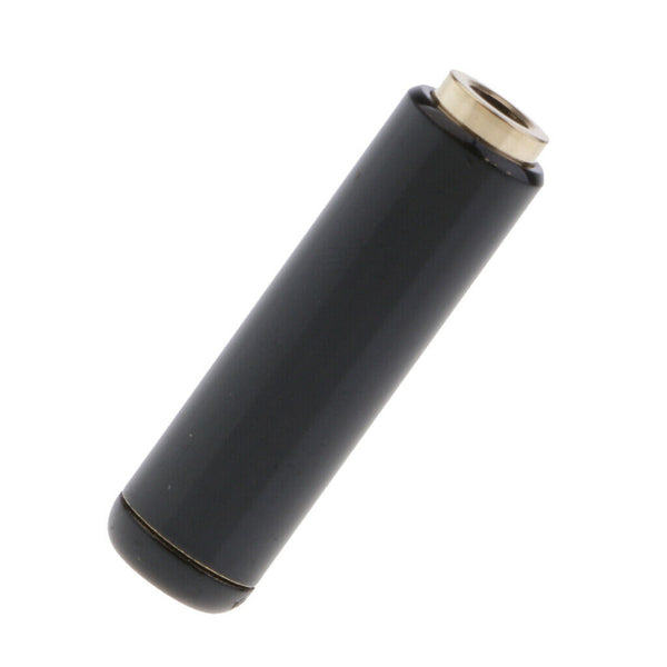 2PC 3.5mm 1/8" Jack 4 Pole Stereo Audio Male Plug + Female Jack Soldering Black