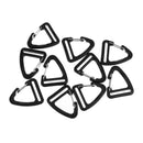 10x Plastic Buckle Climbing Carabiner Hanging Keychain Hook For Webbing 25mm