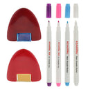 6Pcs Water Soluble Pen Air Erasable Pens Fabric Marking Tailor Sewing Chalks