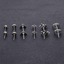 Women'S Fashion Personalized Pentagram Hollow Stud Set New