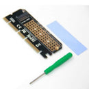 Led Interface M.2 NVMe SSD NGFF To PCIE 3.0 X16 Computer Expansion Card Adapter