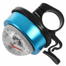 Bicycle Bike Compass Style for Dia 22mm Handlebar Ring Bell Alarm Blue Blac G2J5