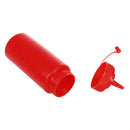 16oz Plastic Kitchen Sauce Dispenser Squeeze Bottle - Red