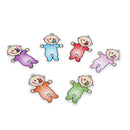 50Pcs Wood Baby Handmade 2 Holes Wooden Buttons Sewing Scrapbooking DIY Craft