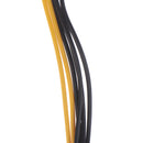 2pcs 15pin SATA Cable Male to 8pin(6+2) PCI-E Power Cable 20cm for Graphic Ca JR