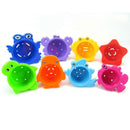 Stacking Cups Bath Toys for Toddlers: the Sea Animal Stacker with Holes for O7M5