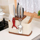 Storage Holders Drainer Knives Racks Spoons Shelf Forks Kitchen Chopsticks
