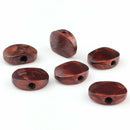 6pcs Oval Acrylic Pearliod Buttons Guitar Machine Tuner Peg Knobs Coffee