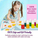 DIY Marbling Painting Kit Painting on Water Creative of Colors 6 Set Art D2X7