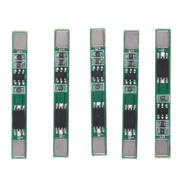 5pcs 3.7V PCB Protection Board For 18650 Li-Ion Lithium LiPo Battery Cell, 12A