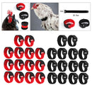 28pcs Chicken Collar Anti Crow Prevent Rooster From Screaming For Duck