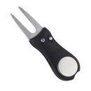 1x Golf Pitch Repair Divot Switchblade Tool Golf Ball Marker Golfer Fine HO V8V6