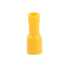 100Pcs Insulated Crimp Spade Terminal Wire Cable Connector Female Yellow 12