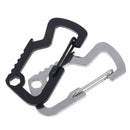 Outdoor survival multi function tool key chain bottle opener hiking buckME