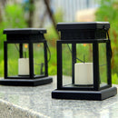 Retro Lantern Candle Shape Soalr LED Light Indoor Outdoor Garden Hanging