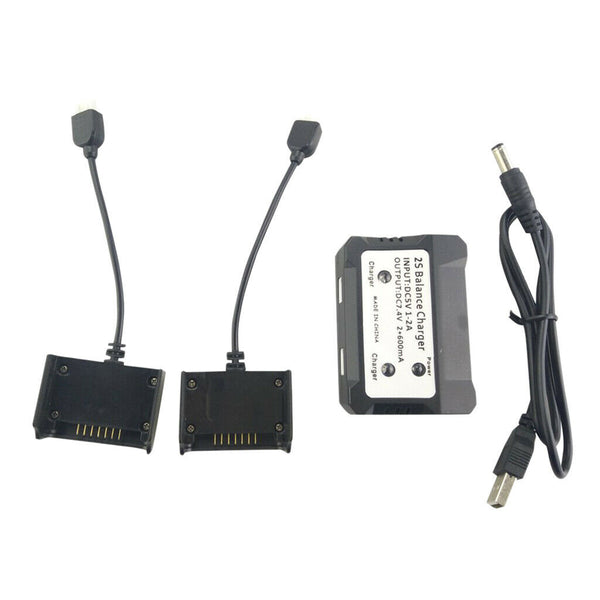 2S Lipo Batteries USB Balance Charger Adapter for  HS700 RC Drone