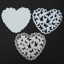 Heart DIY Cutting Dies Stencils Scrapbook Embossing Album Card Gifts (2pcs)