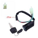 Ignition Key Barrel Switch 4 Wire 50cc 70cc 90cc 110cc 125cc ATV Dirt Pit Bike