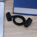 60CM OBDII 16Pin Flat Noodle Male to Female Extend Cable Splitter Extender Cord