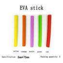 5 Foam Stick Cylinder Float Making Fly Tying Fishing Tackles 8x70mm Orange EVA