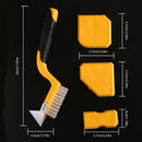 Caulking Tool Kit,Yellow Silicone Sealant Finishing and Replace Removal Too