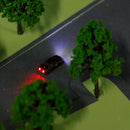 10XModel Painted Auto Cars W Lights Train Architecture Parking Scene Z Scale